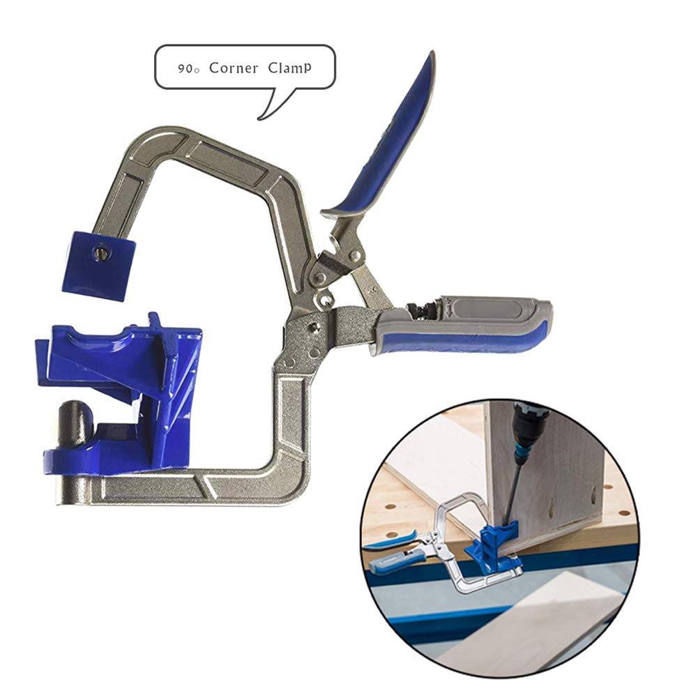 Morsetto Angolare Ad Angolo Retto 90 Gradi Per Falegnameria E Saldatura, Hand Tools Lavorazione Con 2 Pezzi - 10