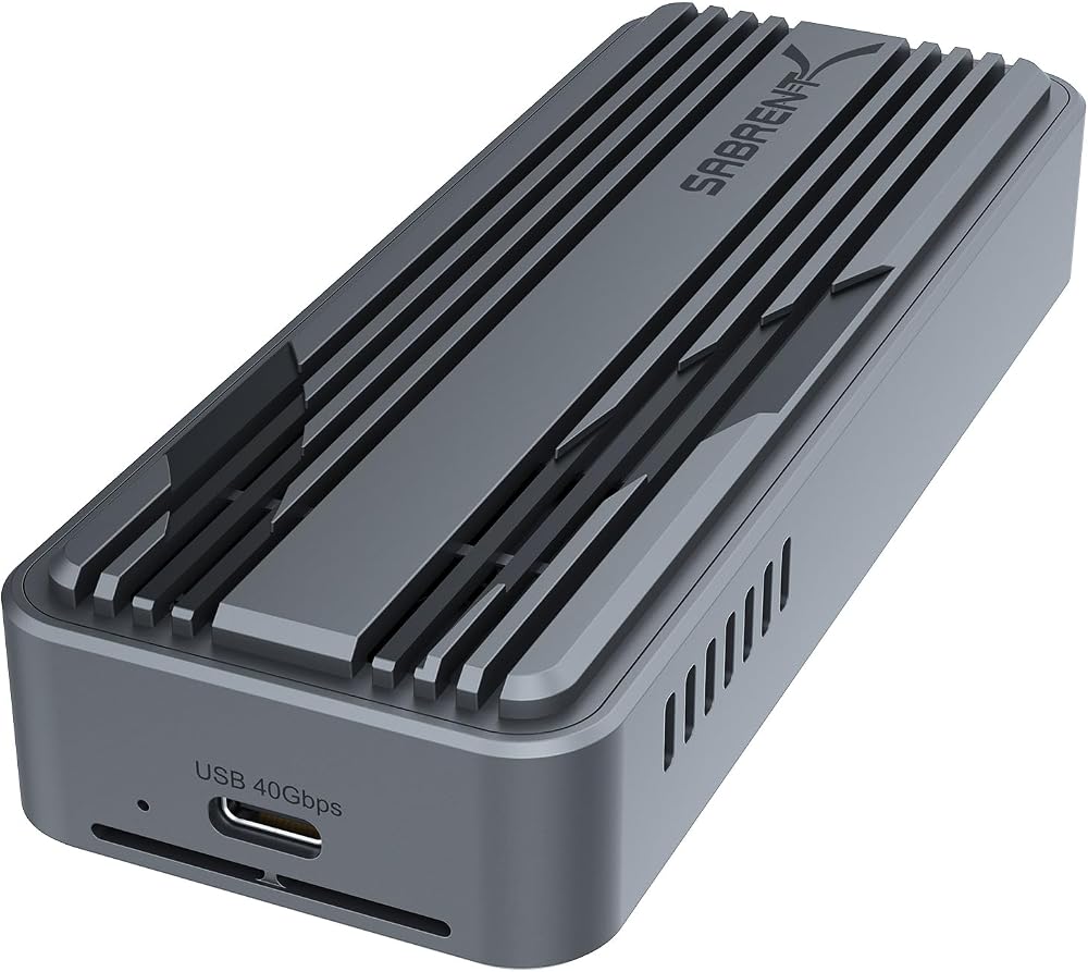 Sabrent USB4 M.2 NVMe Enclosure 40Gbps with Active Cooling EC-U4TN