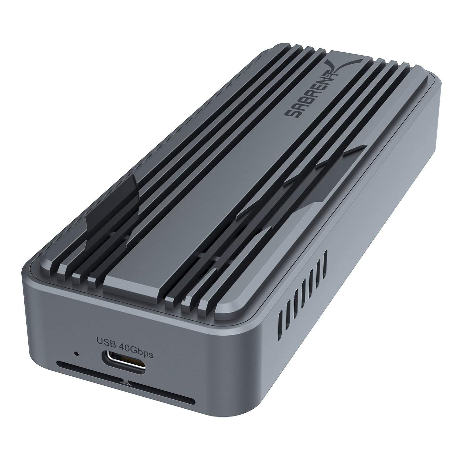 SABRENT USB4 NVMe SSD Enclosure – Tool-Free USB 4.0 M.2 PCIe 4.0 x4 External SSD Case, 3900MB/s, Thunderbolt 3/4 & USB-C Compatible, for 2230/2242/2260/2280 Drives (EC-U4TN) Image