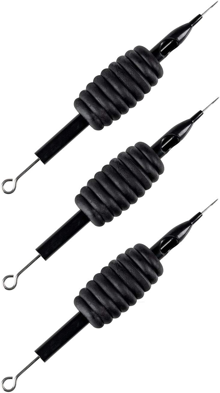 1TattooWorld 25 Disposable Tattoo Needles Tube Grips Round Liner 3RL, OTW-1CTG3RL25