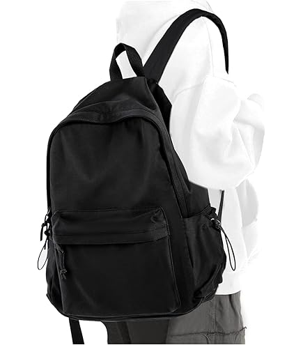 Water-Resistant Nylon Lightweight Teen School Backpack, 15.6\