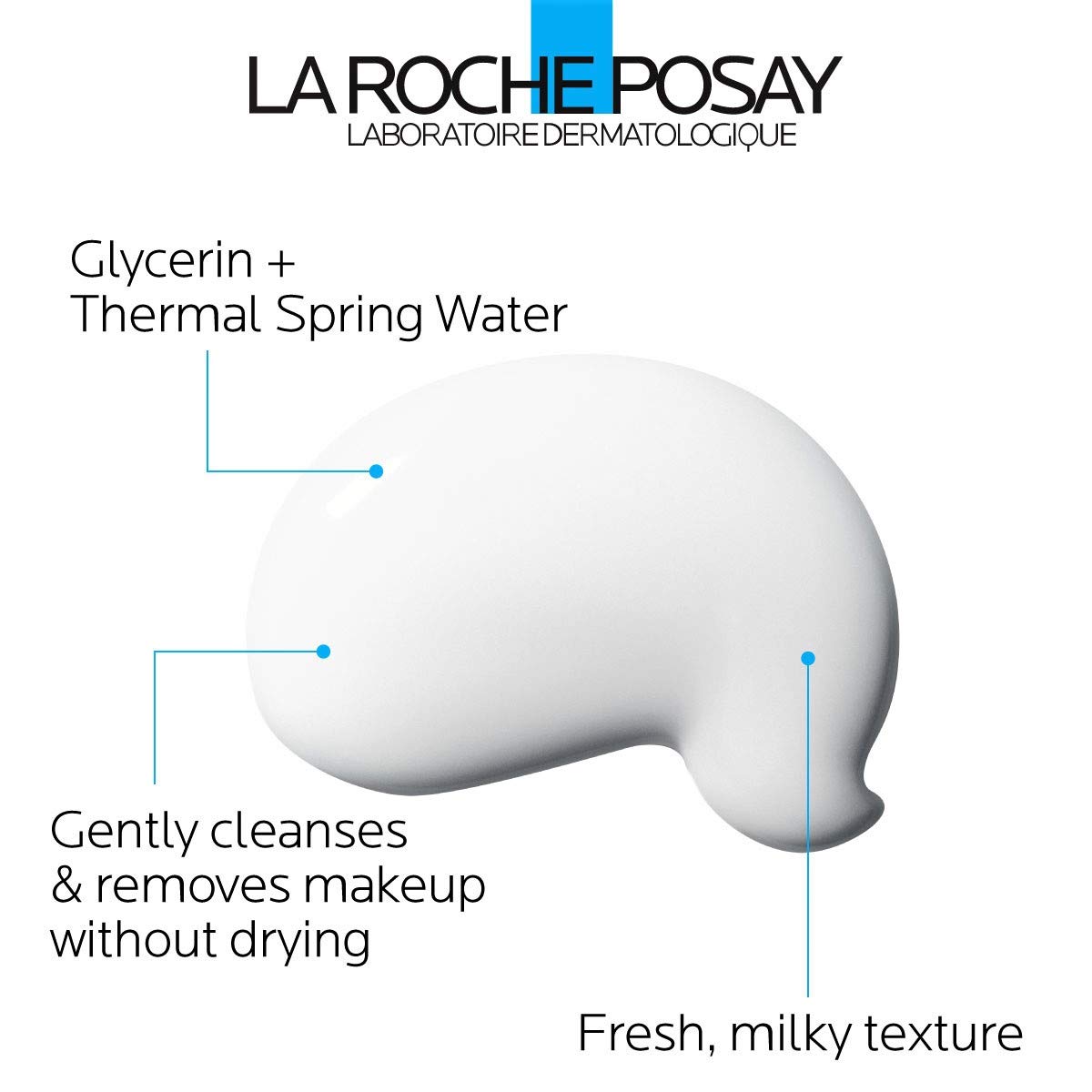 La Roche-Posay Toleriane Dermo Cleanser, 6.76 Fl oz: Premium Beauty