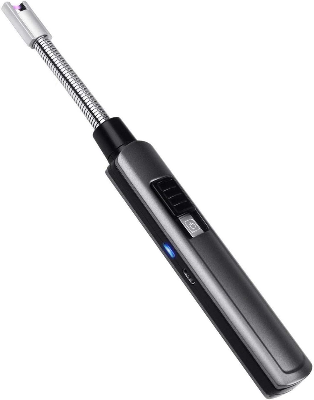 GDREAMT Electric Arc Lighter, Rechargeable USB Lighter 360°Rotation Flexible Elbow Electric Candle Lighter, Windproof & Flameless Plasma Fire Lighter for Candle Stove Camping BBQ