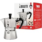 Bialetti Moka Express Export Espresso Maker,90 ml, Silver
