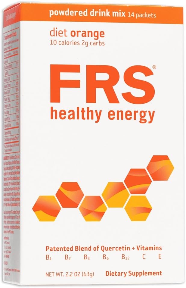 Frs - Orange Frs Healthy Energy Low Cal Powdered Drink Mix (14 Packets)