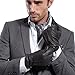 MATSU Men Winter Warm Deerskin Leather 100% Cashmere Lined Motorcycle Driving Dress Leather Gloves M1066