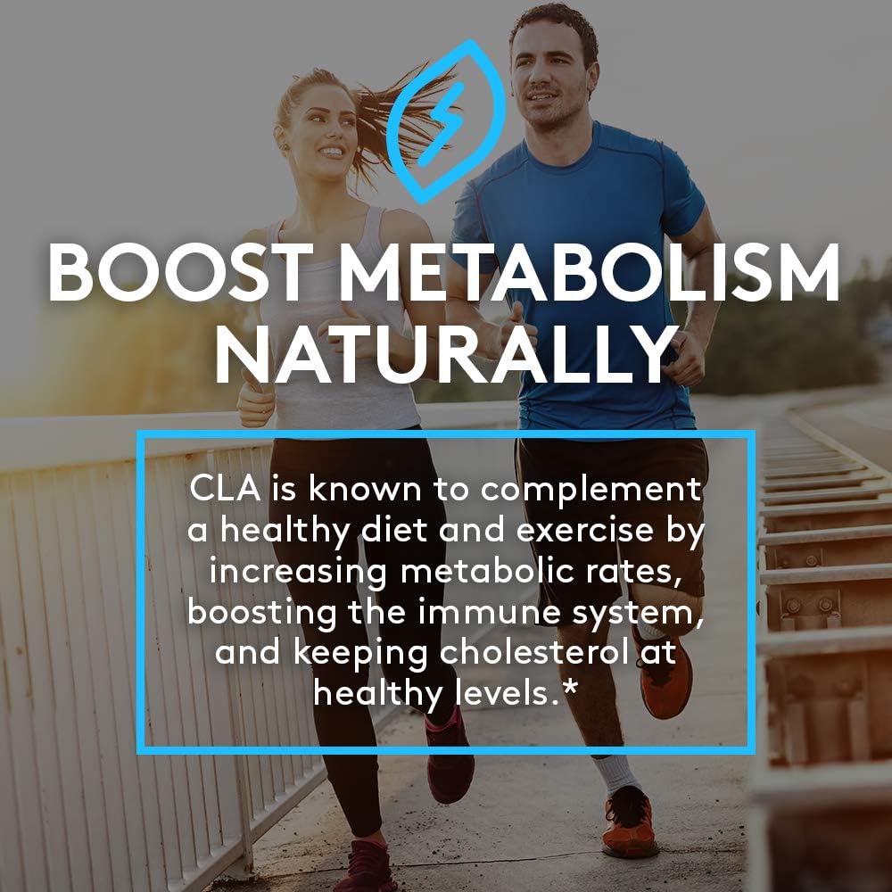 RSP CLA 1000 Conjugated Linoleic Acid Max Strength Softgels, Natural Stimulant Free Weight Loss Supplement, Fat Burner for Men & Women, 180 Ct. (Packaging May Vary): Health & Personal Care