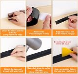 Flintronic Bath Sealant Strip 15m Self-Adhesive PVC Caulk Tape 20mm view 6
