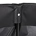 Yaheetech Portable 6 Seats Sport Sideline Folding Bench Soccer Team Bench with Sidebag and Carry Bag, 600D Oxford Double Layer Fabric, Black