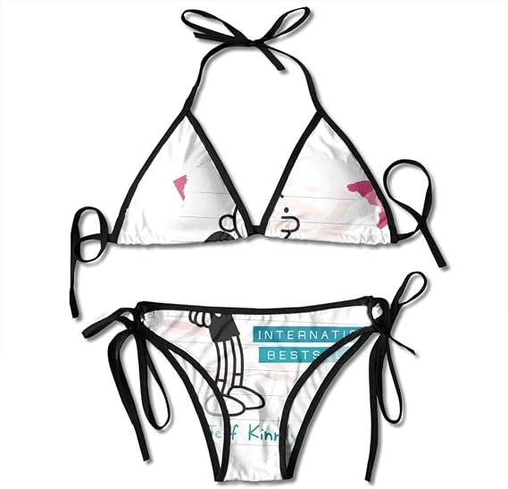 Usaujq The Diary Of A Wimpy Kid Sexy Two Piece Swimsuit Bikini With Adjustable Pull Rope For Women Black Amazon Ca Clothing Accessories