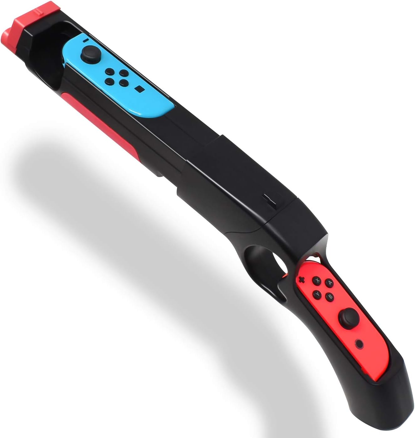 Games Gun Hand Grip Compatible with Joy-Con Compatible with Switch Shooting and Hunting Game: for Splatoon 2, for Wolfenstein 2: for The New Colossus and Other game