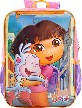 Mochila da aventureira rosa Clearance