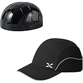 TIHEEN Unisex Safety Bump Cap, Baseball Hat Style with Reflective Stripes Lightweight and Breathable Hard Hat Head Protection Cap