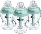 Tommee Tippee Advanced Anti-Colic Bottles 0m+ 3x260ml Slow Flow Teat