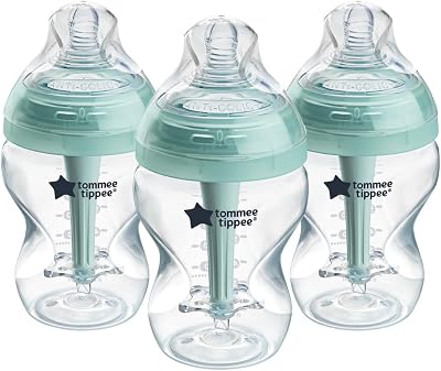 Tommee Tippee Advanced Anti-Colic Bottles 0m+ 3x260ml Slow Flow Teat
