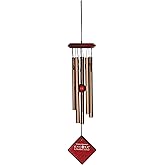 Woodstock Wind Chimes for Outside, Garden Decor, Outdoor Decor for Your Patio and Front Porch (14") Bronze Wind Chime, Wind C