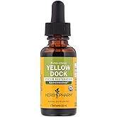 Herb Pharm Yellow Dock Liquid Extract for Digestive System Support - 1 Ounce