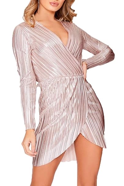 glitter wrap dress uk