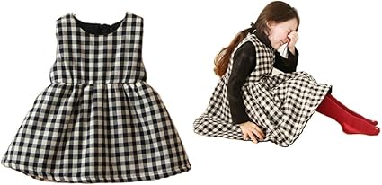 Amazon Co Jp ギンガムチェック ワンピース キッズ 子供 コットン100 韓国 子供服 フォーマル 5a 5歳 ベビー マタニティ