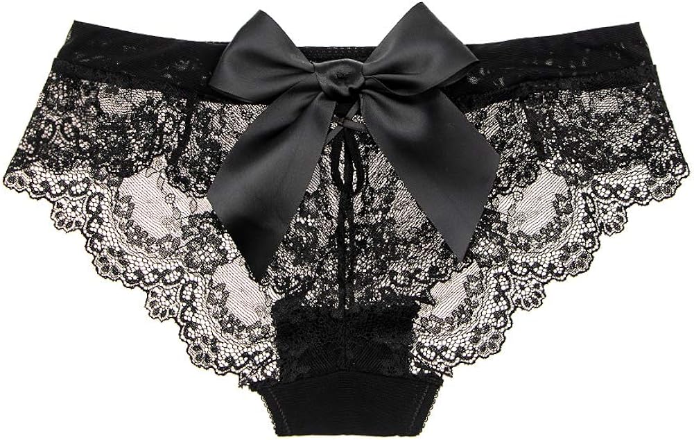 varsmiss Women Big Bow Floral Lace Panties Amazon.co.uk Clothing