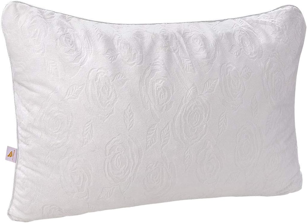 PiccoCasa Shredded Memory Foam Pillow for Sleeping, Adjustable Loft Pillow for Stomach Side Back Sleepers, Super Soft Washable Removable Plush Cover, with Extra Filling, King 1 Pack: Kitchen & Dining