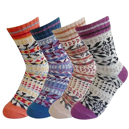 Joyca & Co Women's Winter Crew Socks