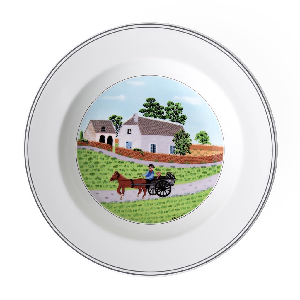Villeroy & Boch Design Naif 21 cm Deep Plate, Farmer