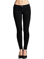 Emmalise Women's Basic Jean Look Jeggings Tights Spandex Skinny Leggings Bottoms