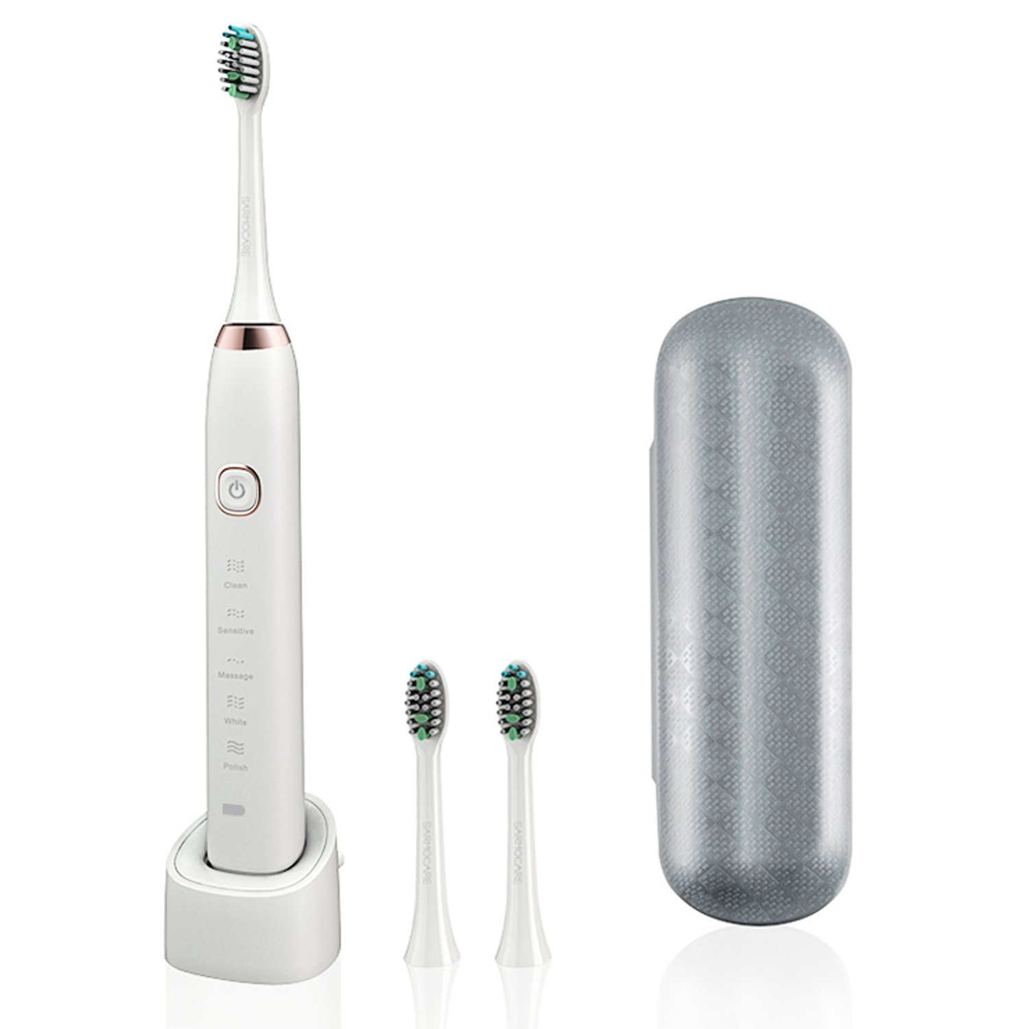 Sonic Electric Toothbrushsarmocare S100 Power Electric Toothbrush Rechargeable Travel Toothbrush Kit With Smart Timer Charging 5 Optional Modes And
