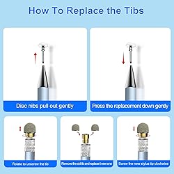 Stylus Pen for Touchscreen,3pcs 2in1 High Precision
