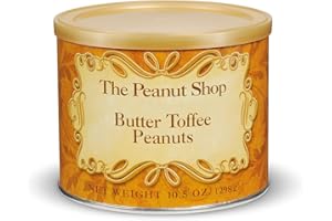 The Peanut Shop of Williamsburg Butter Toffee Peanuts, 10.5 ounces