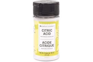 LorAnn Citric Acid (Anhydrous Granular) 3.4 Ounce Jar