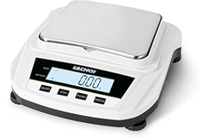 LACHOI Lab Scale 0.01gx2000g Precision Scale Analytical Balance 0.01g Accuracy Jewelry Scientific Digital Scale (No Test Weight)
