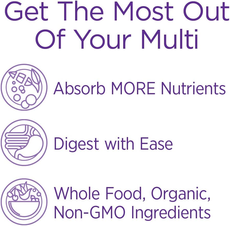 New Chapter Women's Multivitamin, Every Woman's One Daily 40+, Fermented with Probiotics + Vitamin D3 + B Vitamins + Organic Non-GMO Ingredients - 72 ct: Health & Personal Care
