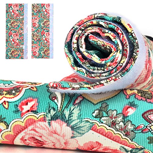 Ougar8 Refrigerator Door Handle Covers Handmade Decor Protector for Ovens, Dishwashers.Keep Your Kitchen Appliance Clean From Smudges, Food Stains (Retro Rose, 14.5"4")