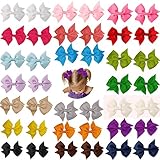 40PCS Hair Bows Baby Hair Clips for Babies Fine Hair Infants Toddlers Girls