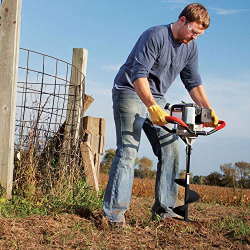 Auger Post Hole Digger Bits 6" x 32" Deep Professional Fence Holes 3/4" Shaft - Perfect for Quickly Digging Holes to Install Fence Posts, Decks, Planting Trees, Shrubs, Ice Fishing, and More!