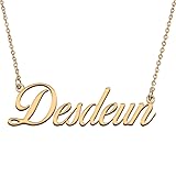 HUAN XUN Customized Custom Simple Any Name Necklace