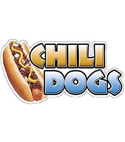 Hot Dog Decal Waffle Hot Dogs Am Stick Aufkleber – Größe Wählbar, Für Food Truck & Konzession (Harbour Signs