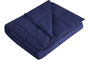 L'AGRATY Weighted Blanket - 36"x48" 5lbs Cooling Breathable Microfiber Material with Glass Beads Small Blanket for Kids All-Season Summer Fall Winter Soft Thick Comfort