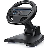 APTGAME Steering Wheel Table for Nintendo Switch/Switch 2 JoyCon, Switch Racing Wheel Stand for Mario Kart World 8 Deluxe with 4 Suction Cups,switch 2 accessories for Kids&Adults Playing Kart World