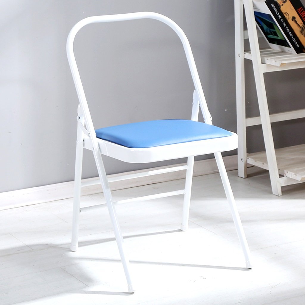 ヨガ マット ピラティスチェア ヨガの椅子 ヨガ補助椅子 ファッション折りたたみヨガの椅子 鍛鉄ヨガの椅子 パーソナリティヨガラウンジチェア ピラティスのヨガの椅子 耐久性のある 形をした (Color : Blue) B07R67KHV8  Blue 