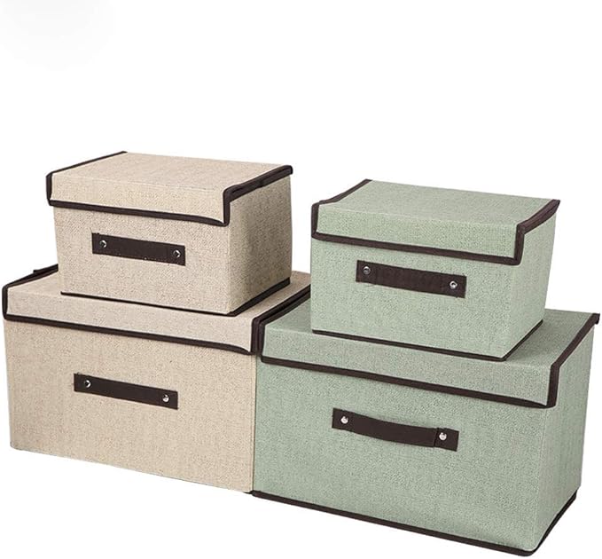 MU2827924 4 Cajas de Almacenamiento, Almacenamiento del Cubo Plegable