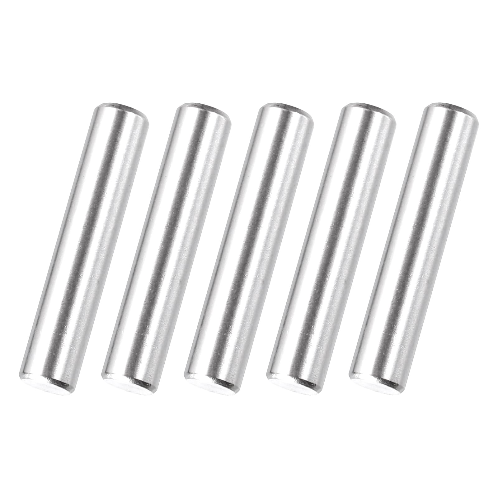 sourcing map 60 Pack RC Wheel Axle Pin, 4x20mm Steel Hex Wheel Hub Nut Pin Replacement for DIY RC Car Truck Boat Helicopter Model Part, Silver