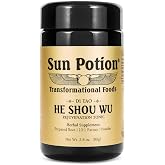 Sun Potion He Shou Wu Powder 200g | 10:1 Fo-Ti Root Extract | Polygonum multiflorum, wildcrafted and Di Tao sourced. Traditional Chinese jing tonic for tea, cacao and smoothies