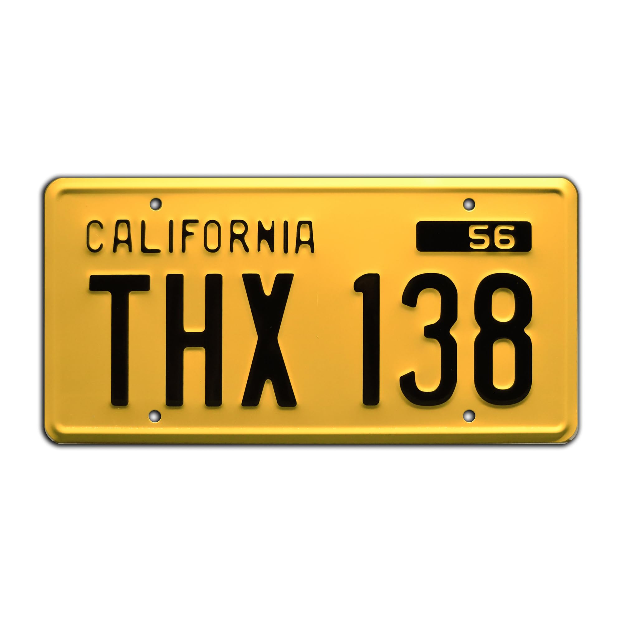 Celebrity Machines American Graffiti | THX 138 | Metal Stamped License Plate