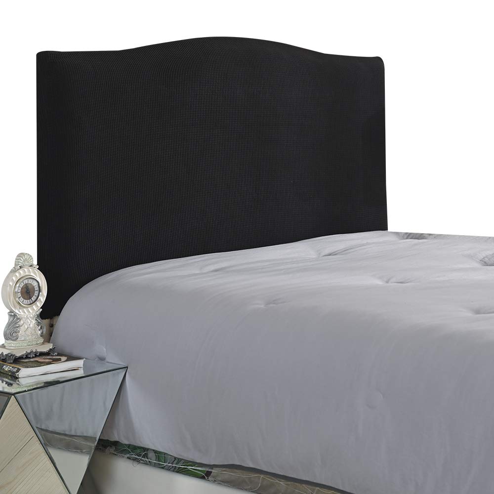 Turlte WINS Extendable Headboard Cover Dustproof Solid Cover Bedroom Decoration Black