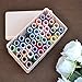 Homder 40 Spool Sewing Thread 100% Cotton Assorted Spool Threads Sewing Thread Bobbins Of Colorful Assorted Thread Spool for Embroidery Machine Use