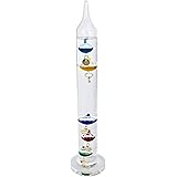 Galileo thermometer - messing - E.S. Sörensen