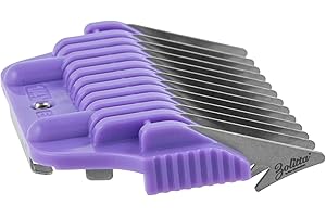 ZOLITTA Professional Pet Dog Grooming Wide Attachment Comb | #4 6mm 1/4" | For A5 Type Blade | Easy Snap-On Design